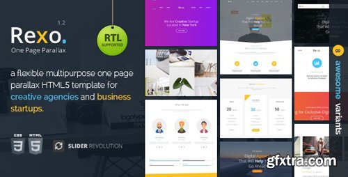 ThemeForest - Rexo v1.2 - One Page Parallax - 20887090