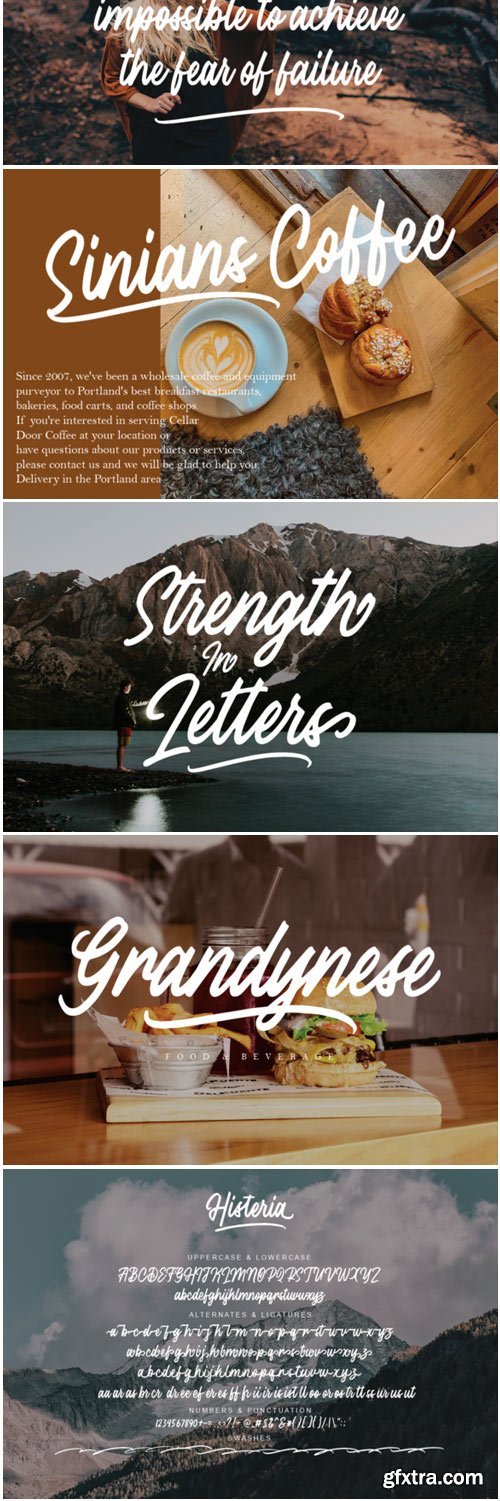 Histeria Script Font