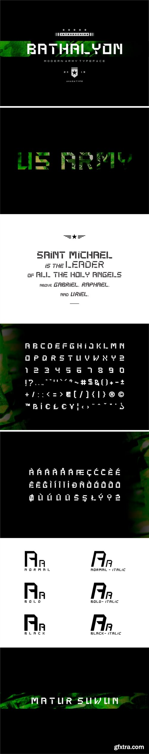 Bathalyon Army Font