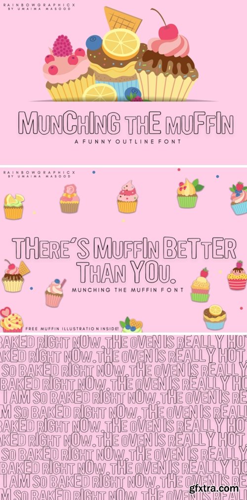 Munching the Muffin Font