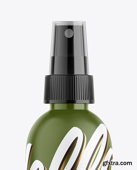 Matte Spray Bottle Mockup 48191