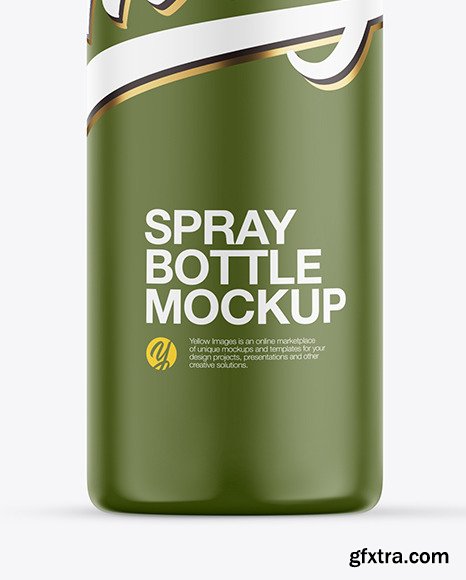 Matte Spray Bottle Mockup 48191