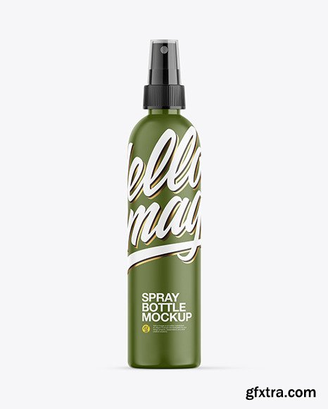 Matte Spray Bottle Mockup 48191