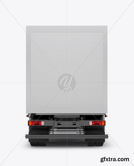 Truck Mockup - Back View 48190