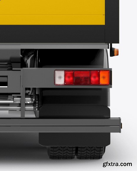 Truck Mockup - Back View 48190