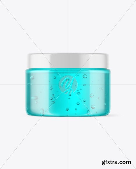 Plastic Jar with Gel Mockup 48187