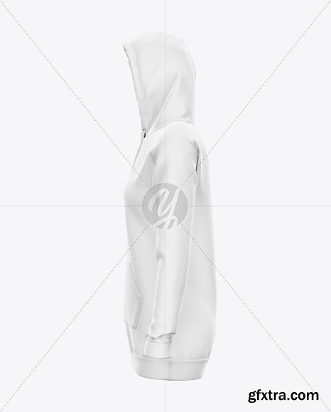 Hoodie Dress Mockup - Left Side View 48120