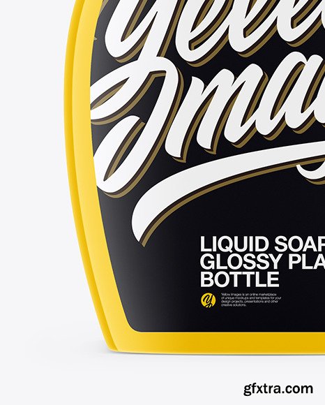 Liquid Soap Bottle with Pump Mockup 48079