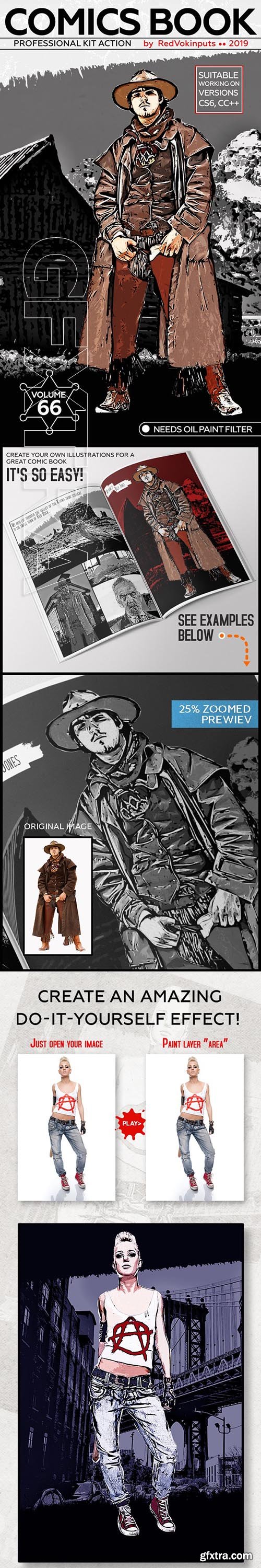 GraphicRiver - Comics Book Kit Photoshop Action 24261296