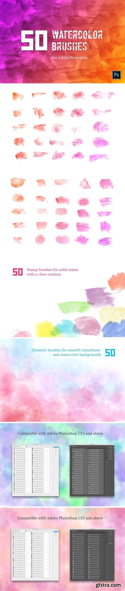 CM - Watercolor Brush Set #1 4067372