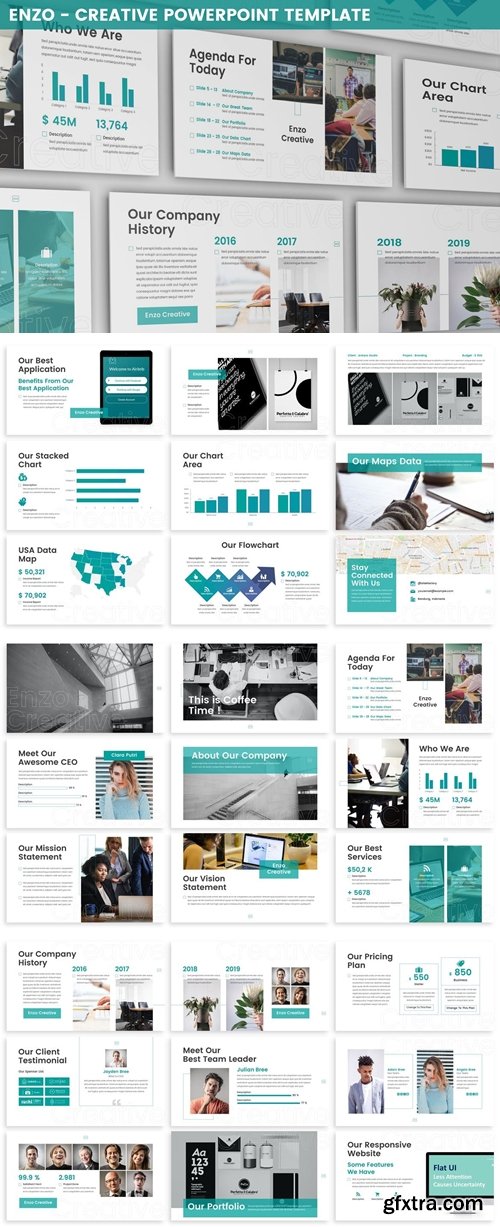 Enzo - Creative Powerpoint Template