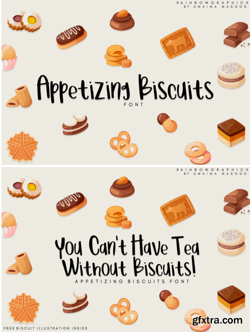 Appetizing Biscuits Font