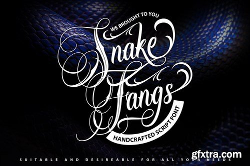 Snake Fangs Handcrafted Script Font