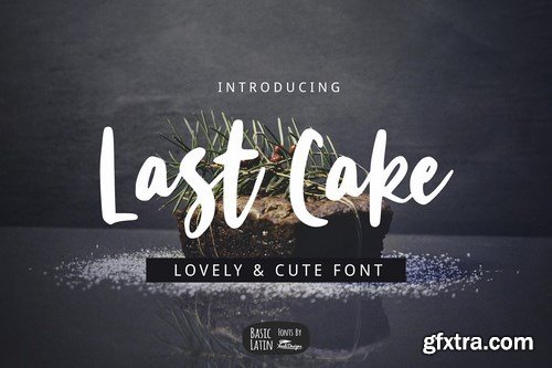 CM - Last Cake Font 4071549