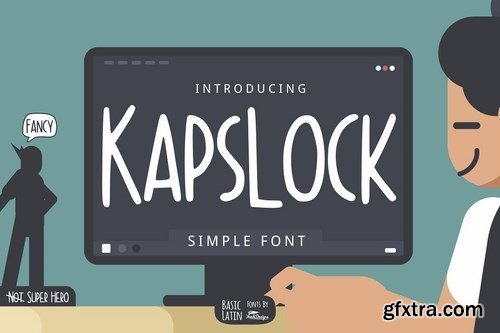 CM - Kapslock Simple Font 4071576