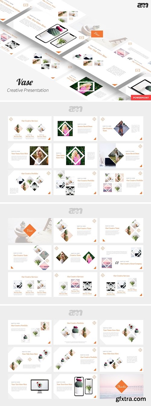 Vase - Creative Powerpoint, Keynote and Google Slides Templates