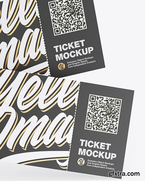 Two Tickets Mockup 48213