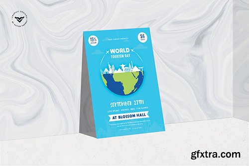 World Tourism Day Flyer Template