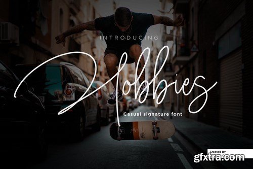 Hobbies Signature Font