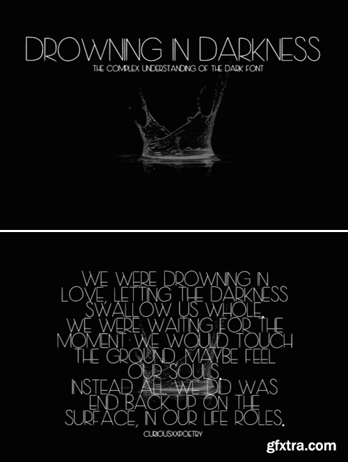 Drowning in Darkness Font