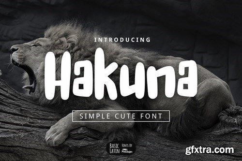 CM - Hakuna Cute Font 4076726