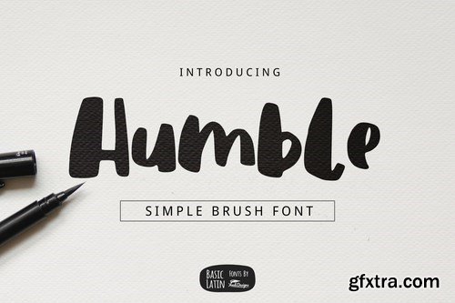 CM - Humble Brush Font 4076488