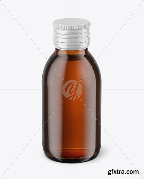 100ml Amber Glass Bottle in Shrink Sleeve 48233