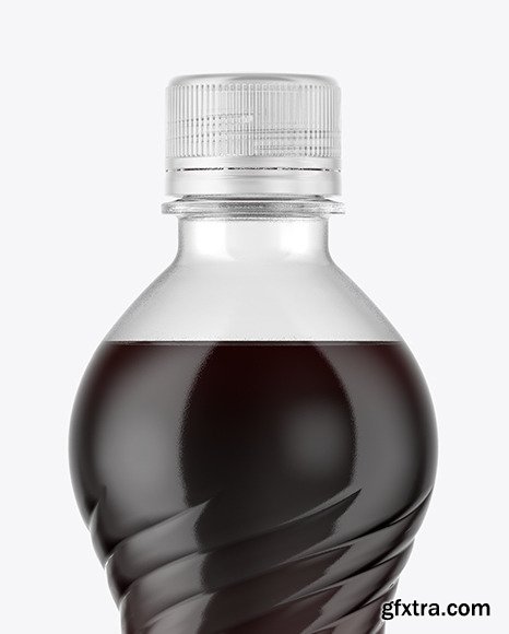 500ml PET Bottle With Cola Mockup 48240