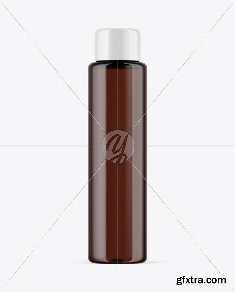 Amber Cosmetic Bottle Mockup 48242