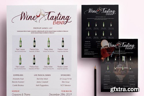 Wine Tasting Flyer Poster II