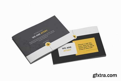 Atery Resume CV A5 Brochure Template