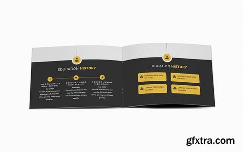 Atery Resume CV A5 Brochure Template