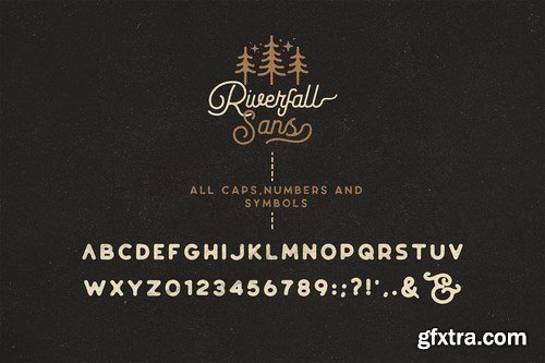 CM - Riverfall SemiRounded Typeface Ver.2 3915633