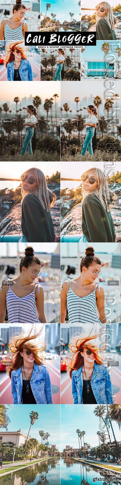 Cali Blogger Mobile & Desktop Lightroom Presets