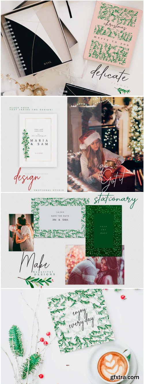 Christmas Watercolor Cards 1746532