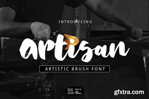 CM - Artisan Brush Font 4078762