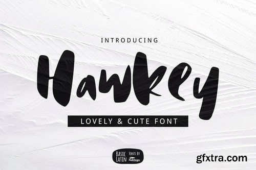 CM - Hawkey Brush Font 4079331