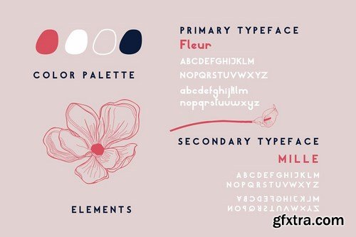 CM - Mille Fleur Sans Serif Font Duo 4079232