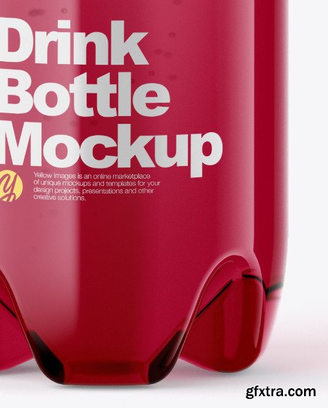 Plastic Drink Bottle Mockup 48245