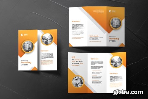 Urban Traveling Trifold Brochure