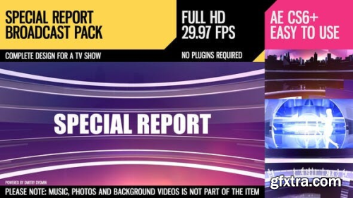 VideoHive Special Report (Broadcast Pack) 3374775