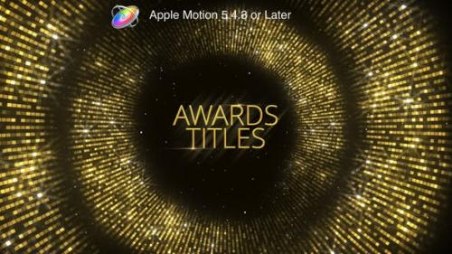 Udemy - Awards Titles - Apple Motion