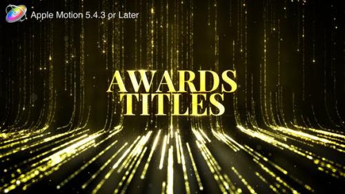 Udemy - Awards Titles - Apple Motion