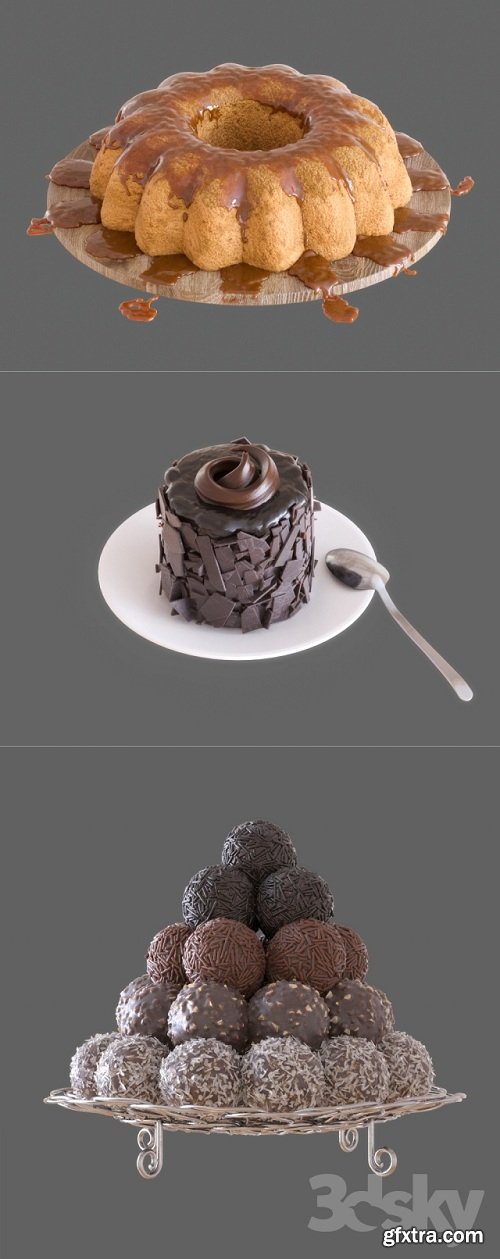 Sweets / Sweets 3d Models