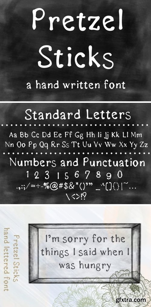 Pretzel Sticks Font