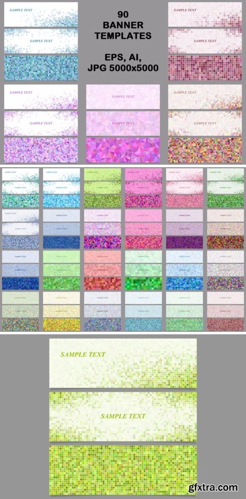 90 Mosaic Banner Template Designs 1748668