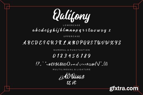 Qalifony Handwritten Brush