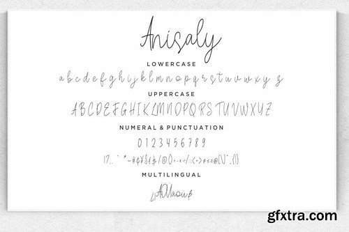 Anisaly Script Font