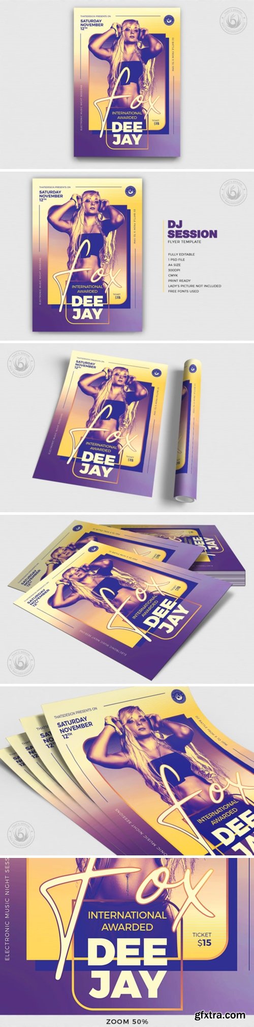 DJ Session Flyer Template V9 1749377