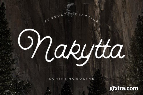 Nakytta Monoline Script